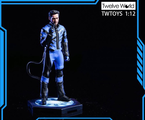 TWTOYS TW1915 1/12 Iron Man Robert Downey Jr. Tony Stark MK5 Rennanzug Ver SPIELZEUG - Bild 4 von 9