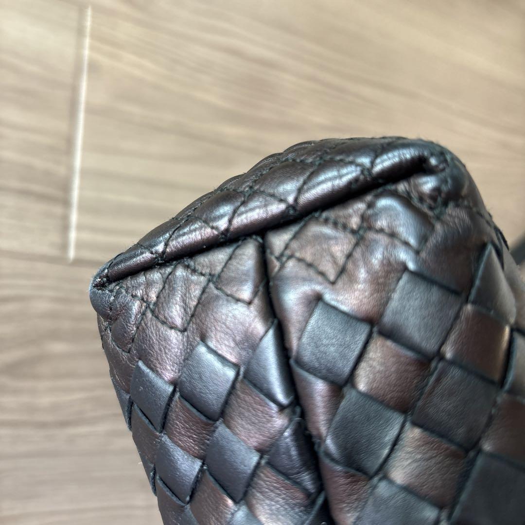 Bottega Veneta Black Leather Tote Bag | eBay