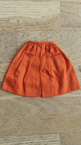 Barbie Vintage Rock, Gathered skirt pak, orange, 60er - Afbeelding 1 van 2
