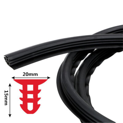 Car Windshield Dashboard Rubber Seal Strip Noise Insulation Stickers Accessories