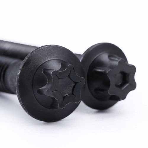 M5 M6 Torx Head Flange Screw Bolt Black 12.9 High Tensile Steel Length 17.5~43mm - Picture 3 of 14