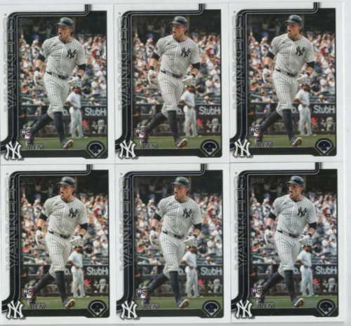 (12) Ben Rice 2025 TOPPS SERIES 1 ROOKIE CARD LOT #337 NEW YORK YANKEES