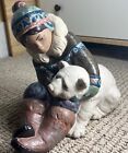 New ListingLladro 2097 "Eskimo Playing" Inuit w Polar Bear