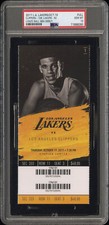 PSA 10 - LONZO BALL  ALEX CARUSO KYLE KUZMA  DEBUT 2017 NBA LAKERS FULL TICKET