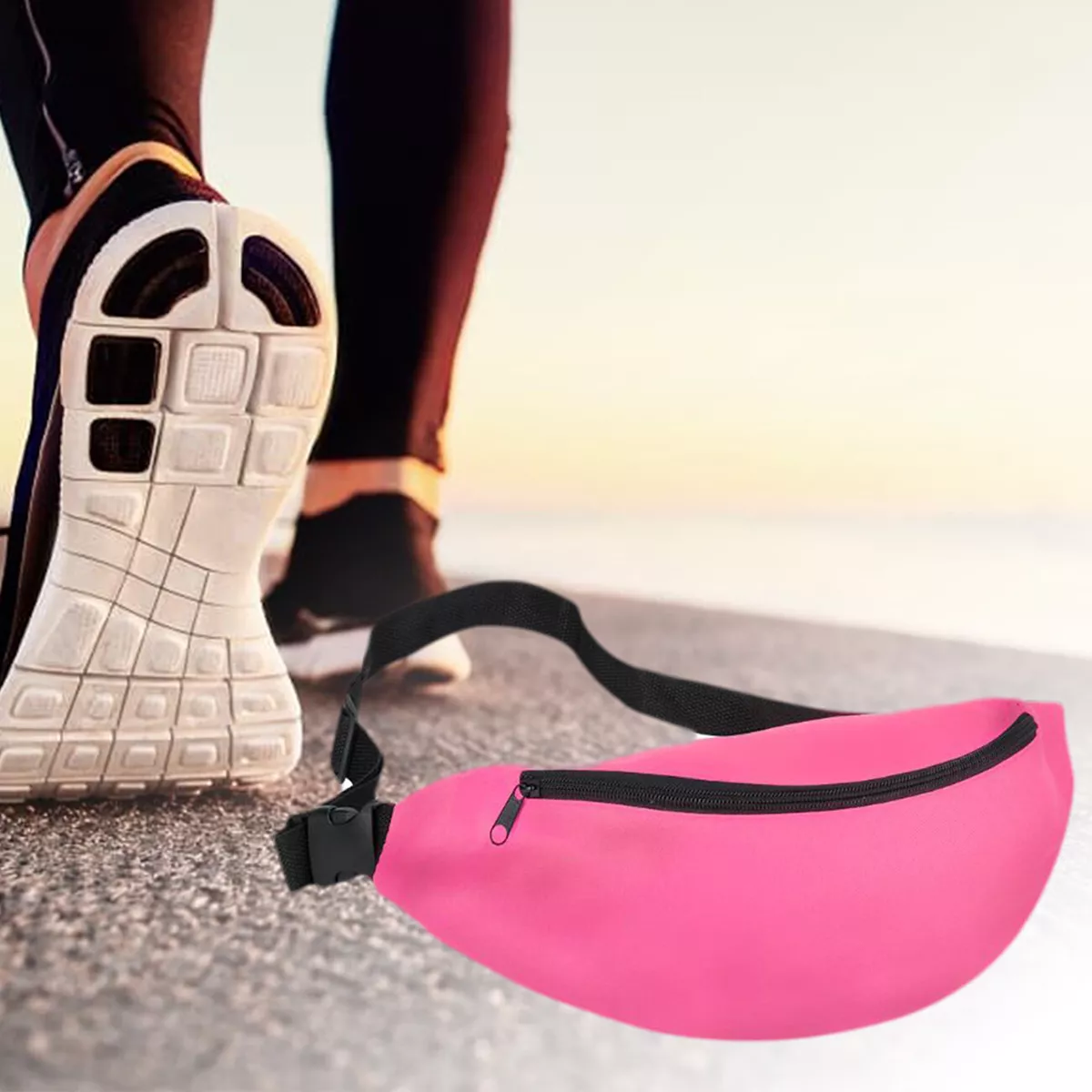 AONIJIE W923 Adjustable Slim Running Waist Belt Jogging Bag Fanny Pack  Travel Marathon Gym Workout Fitness 6.5 in Phone Holder