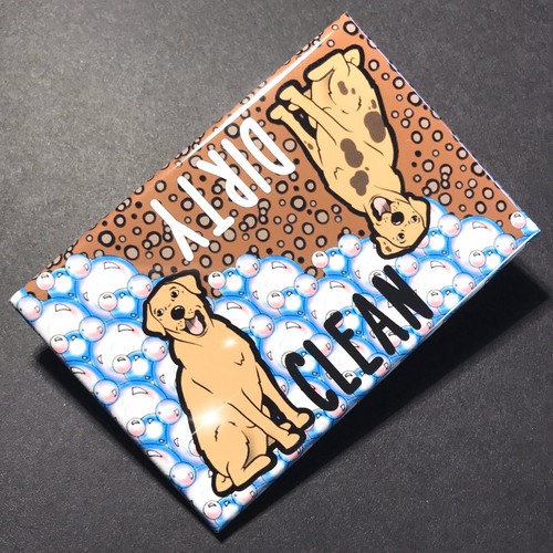Yellow Labrador Retriever Dog Dishwasher Magnet Lab Kitchen Cleaning Accessories - Picture 12 of 12