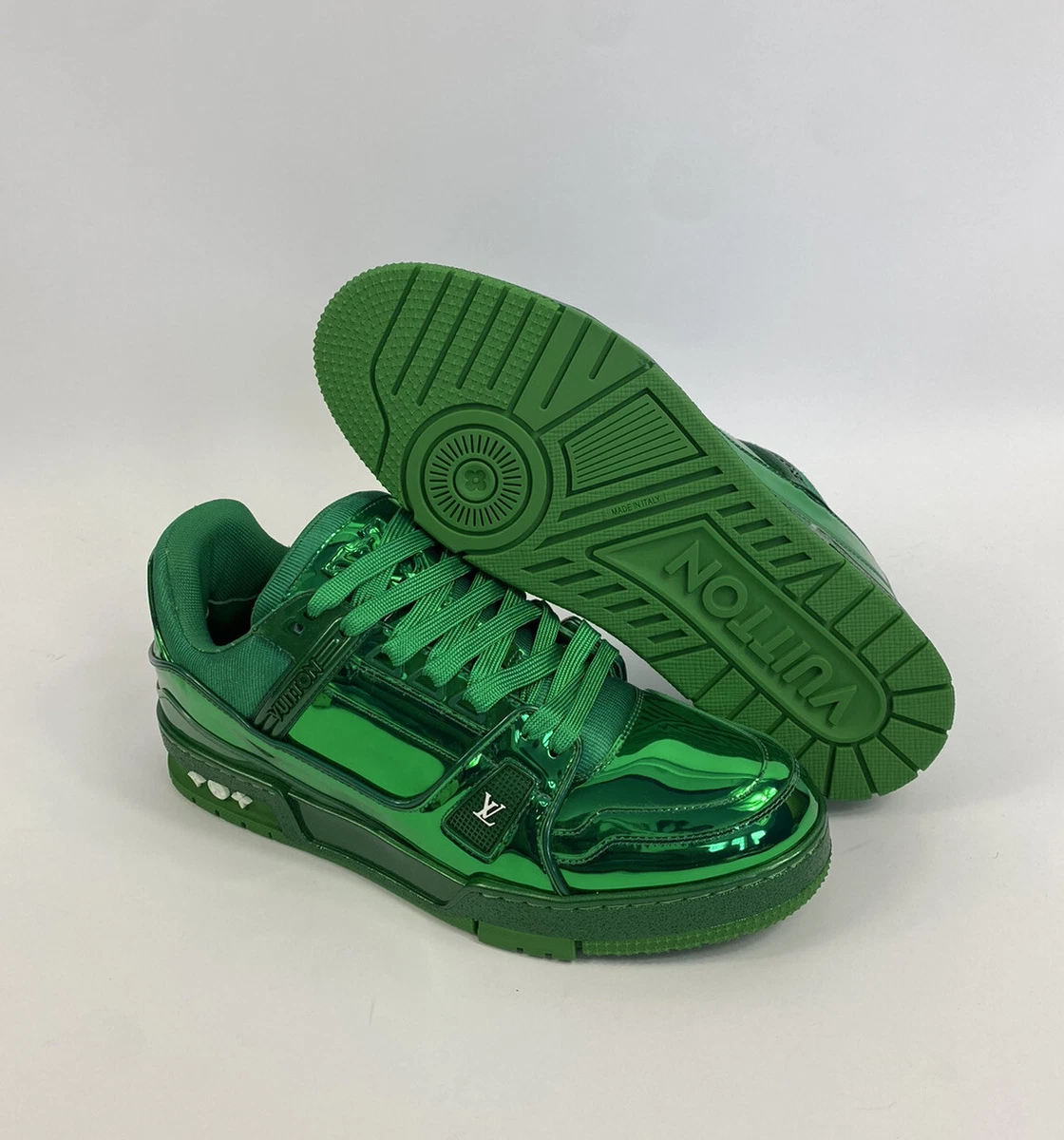 Louis Vuitton lv woman green sneakers