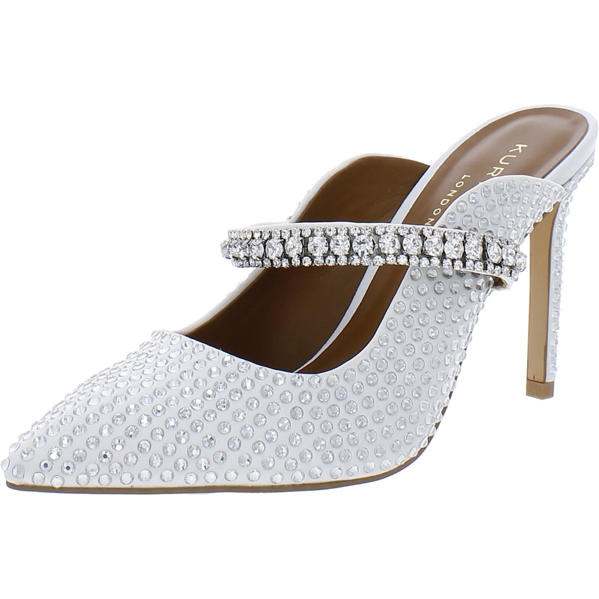 Женские шлепанцы Kurt Geiger London с острым носком, украшенные рисунком герцога, BHFO 3751