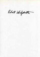 Robert Hofstadter autograph, Nobel Prize Physics 1961, signed card