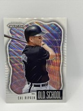2021 Panini Prizm Old School White Wave Prizm Cal Ripken OS-9 Baltimore Orioles