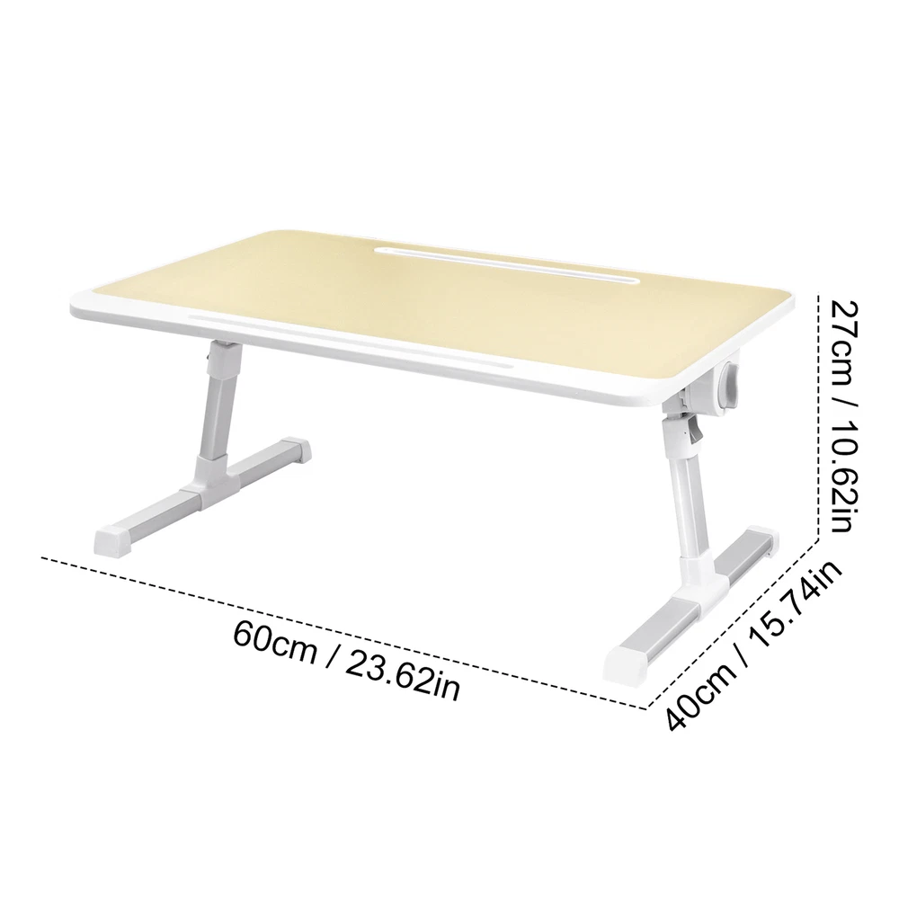 Laptop Stand Angle Height Adjustable Notebook Table For Bed Foldable Desk