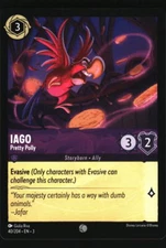 Into the Inklands #40/204 Iago - Pretty Polly Disney_lorcana