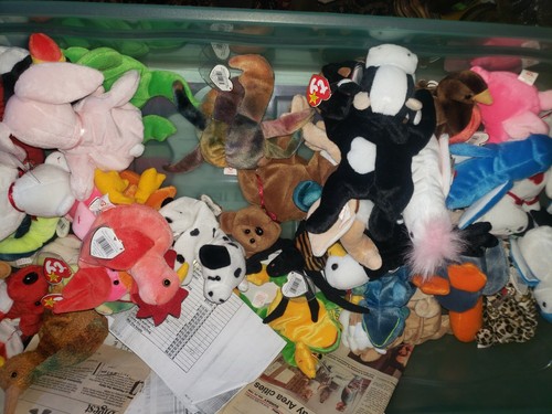 40+ 90s vintage Beanie baby lot collection rare old antique stuffed animals - Picture 2 of 11