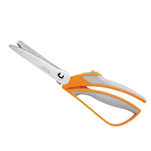 FISKARS EASY ACTION PINKING SHEARS 10.5" | ZIGZAG PRECISION | LIFETIME WARRANTY - Picture 2 of 3
