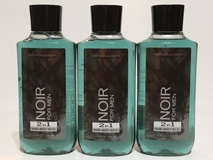 Details About Lot 3 Bath Body Works Noir For Men 2 In 1 Hair Body Wash Shower Gel 10 Fl Oz