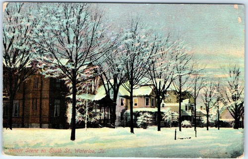 x10 LOT c1910s Waterloo, IA Street View Postcards Park Ave South St West 4th A64 - Bild 5 von 12