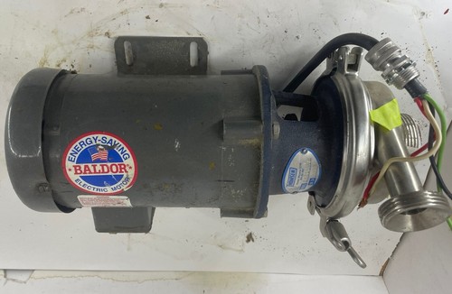 THOMSEN BALDOR 3/4 HP Milk Pump 208/230V /460 3 Phase Centrifugal Pump Sanitary - Picture 2 of 4