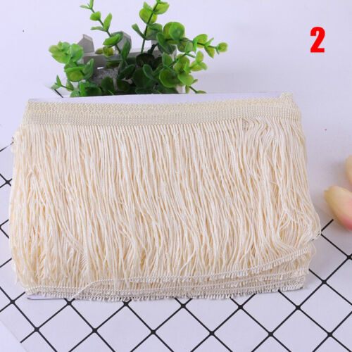 10 Yards 15CM Chainette Long Tassel Fringe Lace Trim Ribbon Sew Latin Dress DIY - Picture 14 of 67