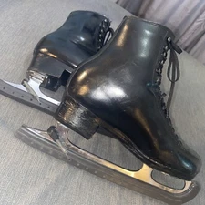 John Wilson Coronation Ace Figure Ice Skating Blades 10 3/4 Skates Riedell 8-9
