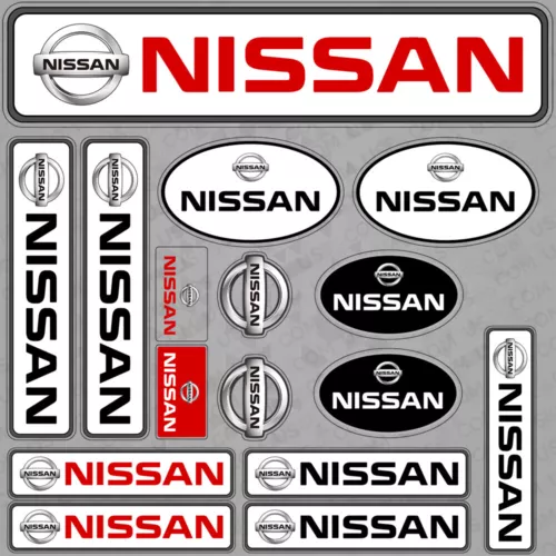 For Nissan Sport Car Sticker 3D Decal Stripes Logo Interior Decoration Gift
