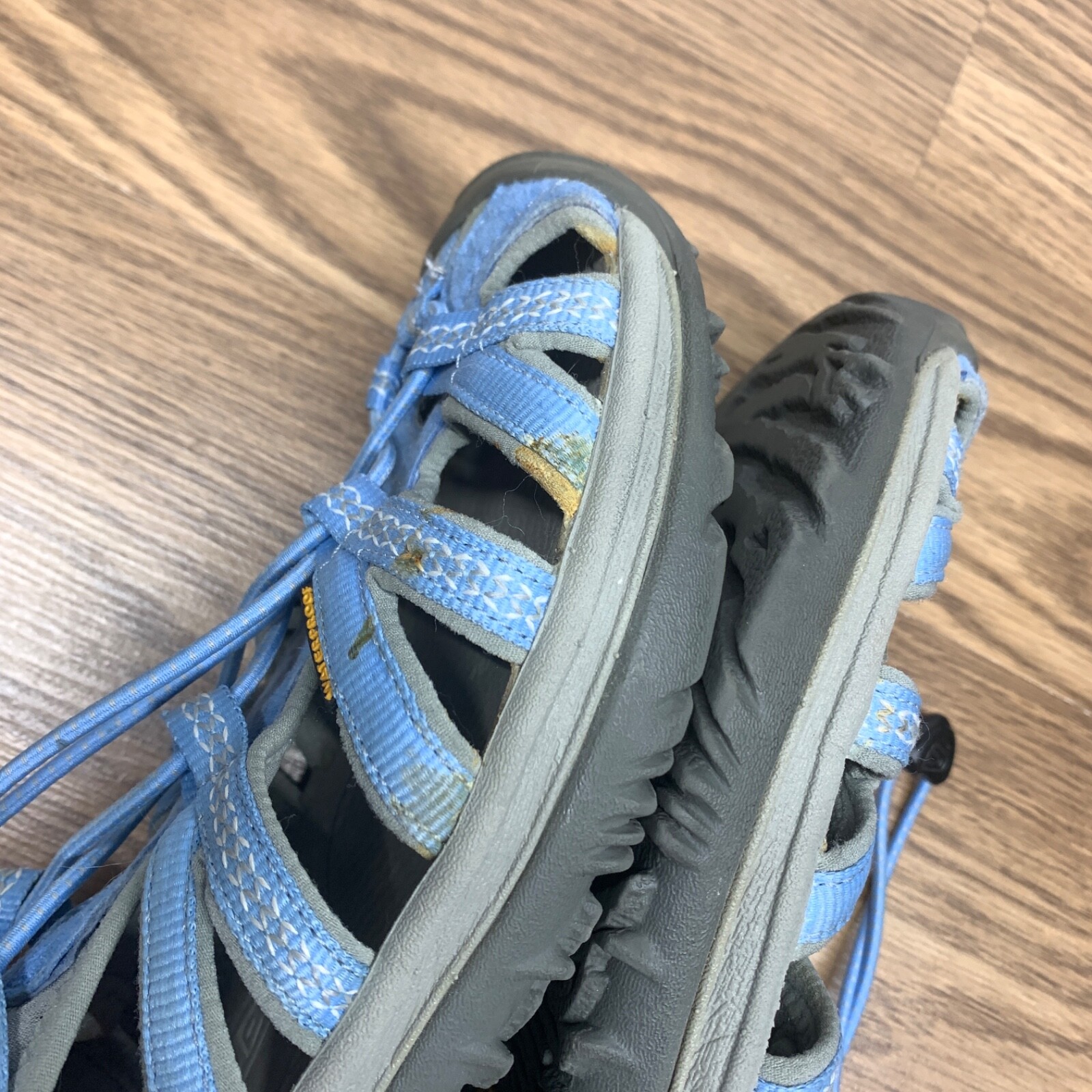 Sandali Keen Whisper donna 10 blu acqua escursionismo sport outdoor punta chiusa scarpe