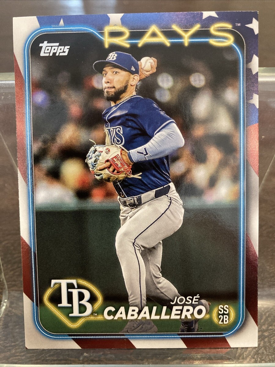 2024 Topps Update Jose Caballero Independence Day #/76 Rays 2024 Topps Update Jose Caballero Independence Day #/76 Rays
