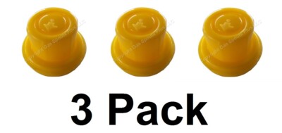 7 x NEW BLITZ Replacement YELLOW SPOUT CAPS Fuel Gas fits
