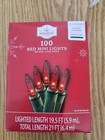 900 ct  (100x9) RED Mini Bulb Christmas String Lights Holiday Time Green Wire