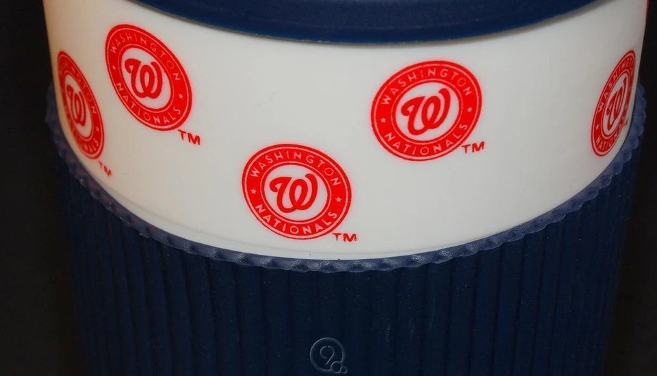 Vaso de viaje de los Nacionales de Washington 16 OZ café frío/caliente campeón de la Serie Mundial Foto 3 de 3