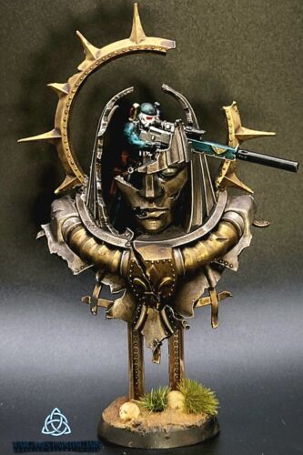 Figura coleccionable pintada de Vindicare Assassins para Wargames