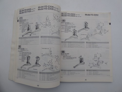 COMPONENTES DEL SISTEMA DE BICICLETA SHIMANO - CATÁLOGO DEL DISTRIBUIDOR - 1984 - INGLÉS - Imagen 10 de 13