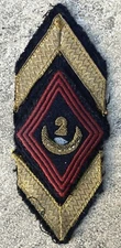 Losange + Grade 2° Zouaves Cannetille,Sergent