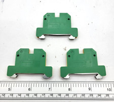 LOT OF 3 Weidmuller EK2.5/35 Terminal Blocks, 0202G