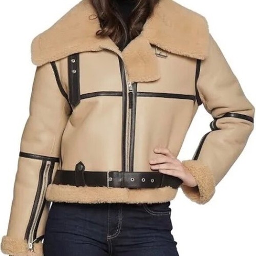 NWT $1995 Blue Duck LAMB SHEARLING XS S Fur Bomber Aviator Jacket Acne Studios - Picture 1 of 13