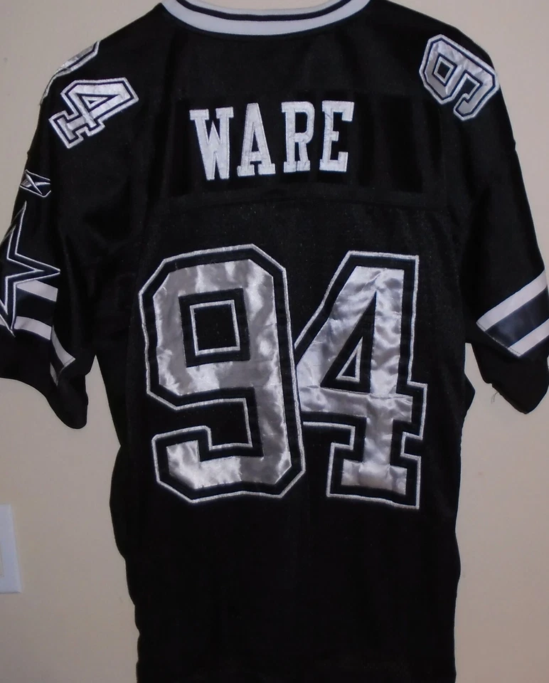 Camiseta Reebok NFL Masculina Dallas Cowboys DeMarcus Ware Costurada Tamanho 50 PRETA Alt - Imagem 2 de 2
