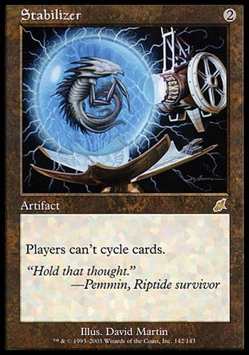 1x Estabilizador Scourge MtG Artefacto Mágico Raro 1 x1 Tarjetas de Tarjeta - Imagen 1 de 1