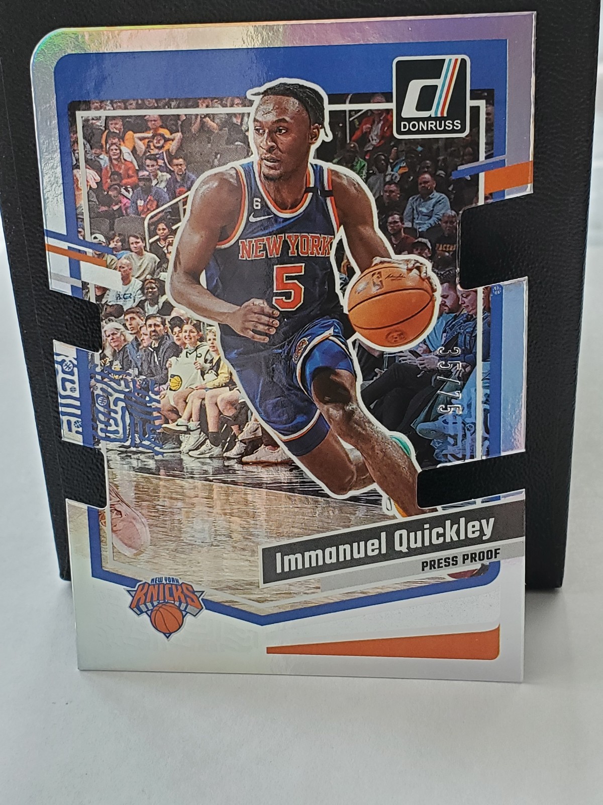2023-24 Panini Donruss Immanuel Quickley #21 Die Cut 35/75 Press Proof ...