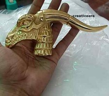 Dragon Head Designer Handle Only for Wooden Vintage Walking Stick Cane Unisex