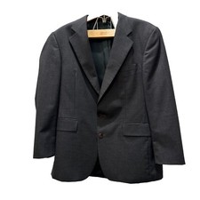 Chaps By Ralph Lauren Men's Sport Coat Blazer Two Button Gray charcoal Wool 40R