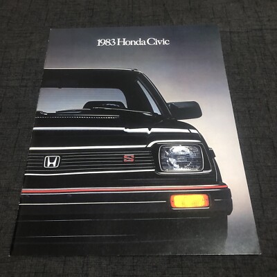 1983 Honda Civic 1500S USDM Brochure 80 81 82 Rare Catalog Wagon