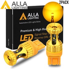 Alla Lighting 7440NA ZES Amber LED Turn Signal Light Bulb,Directional Blinker
