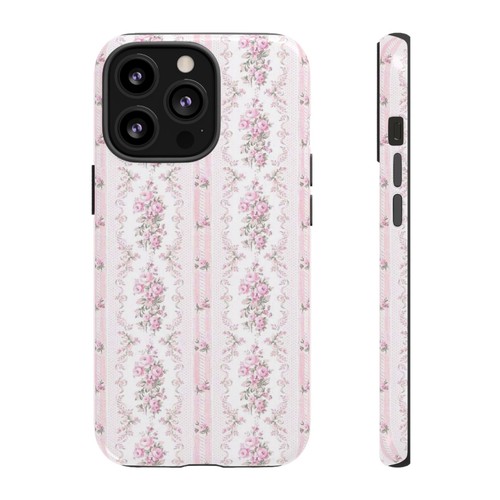 Blush Pink Rose Floral Phone Case, Soft Romantic Flower Cover | X76 - 第 104/270 張圖片