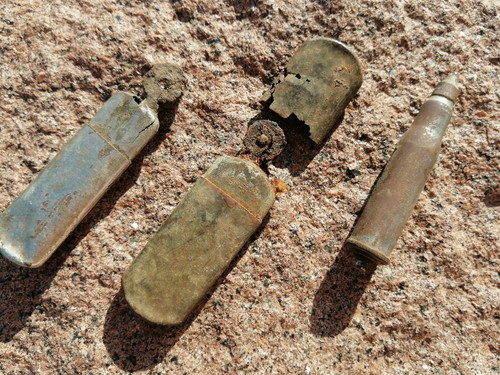 WWI WW1 Set of 3 Original Brass Petrol Lighters (1542) - Picture 5 of 7