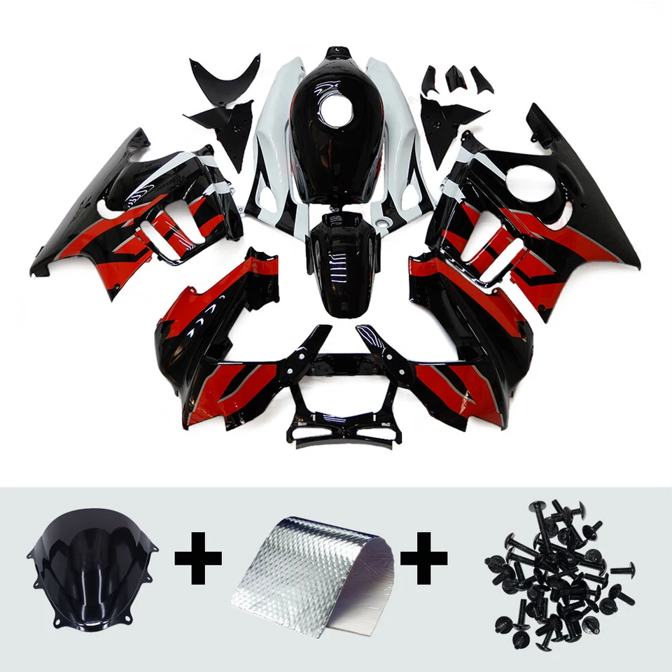Kit de carenado de plástico ABS para Honda CBR600F3 97 98 F3 1997 1998 carrocería de inyección Foto 4 de 4