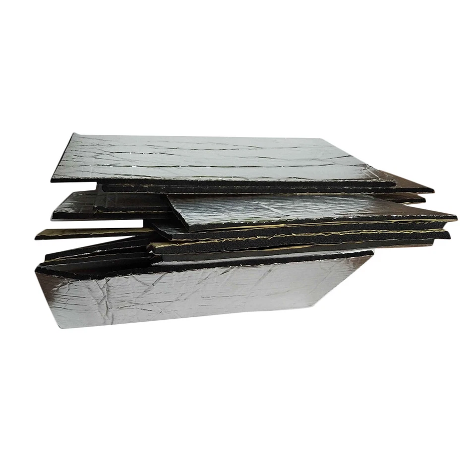 Almohadilla de alfombrilla de material amortiguador de calor amortiguador de sonido para cortafuegos de automóvil de 5 mm *12 B6P1 Foto 3 de 4