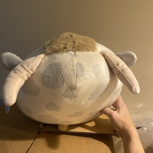 Squishmallows 12" Borsa Tan & Cream Spotted Highland Cow Plush - Picture 8 of 8