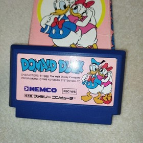 Donald Duck with box / Famicom game