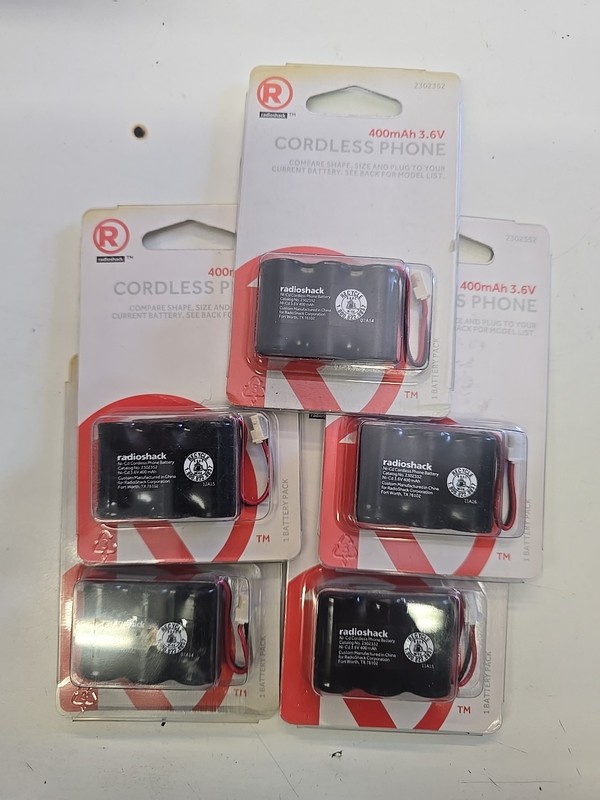 RadioShack Cordless Phone Battery RadioShack 3.6V Ni-Cd 400mAh Catalog 2302352