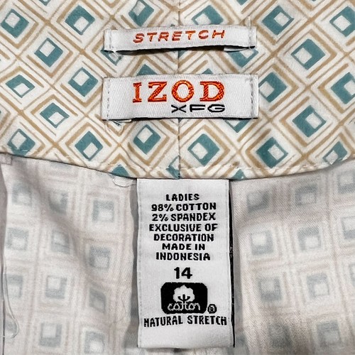 Izod Lot of 2 XFG Bermuda Shorts Women's 14 36x13 Pickleball Tennis Golf Stretch - Picture 5 of 13