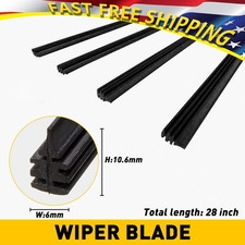 Car 28" Bus Silicone Frameless Windshield Wiper Universal Blade Refills